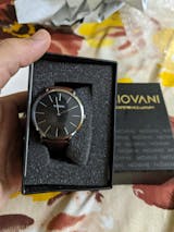 Niovani Iconic (Contemporary Brown & Silver) - Men/Women - Ultra Soft Genuine Leather - 1 Year Warranty - Water Resistance