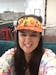 Orange Leopard Visor