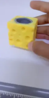 Pop Up Funny Mouse & Cheese Block