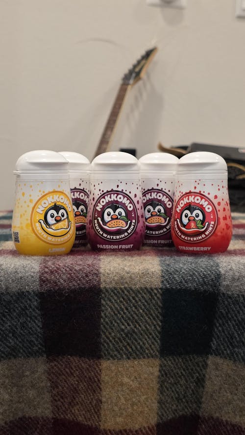 Nokkomo Mints Passion Fruit Fizzy Mints for Cottonmouth Relief