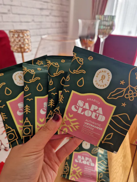 Vietnamese Arabica Drip Coffee Bags – Medium Roast Pour-Over Sachets, 7 Pack | Sapa Cloud by Nomad Bean Coffee