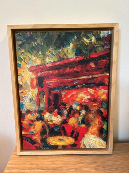 Bordeaux Terrace - Framed Canvas