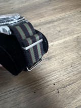 Apple Watch Seat Belt Nato Strap in Black with Black Buckle (42, 44, 4 –  Nomad Watch Works Intl