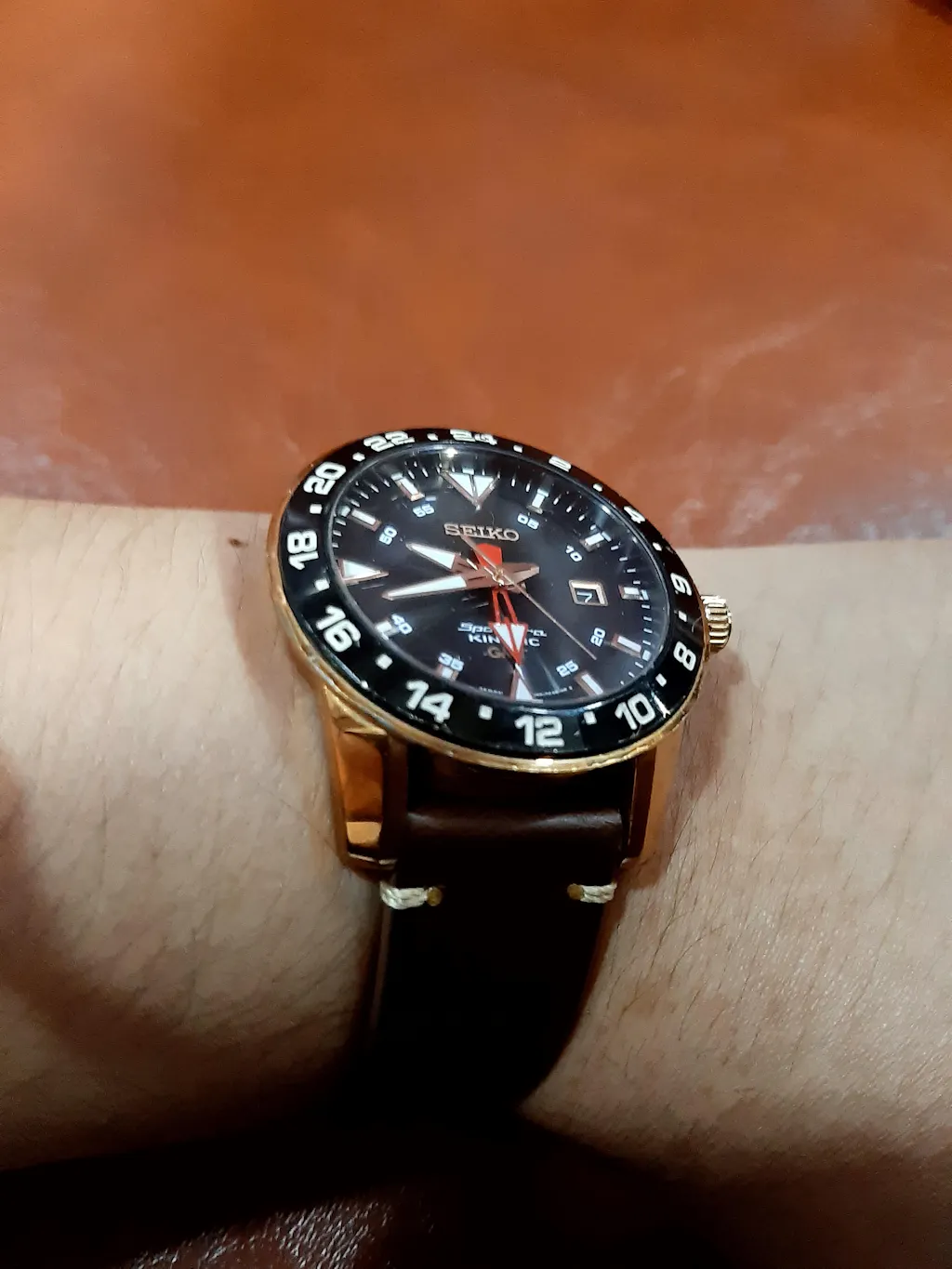 N2W Vintage Horween Leather Strap In Chromexcel Brown 42 44 45mm 