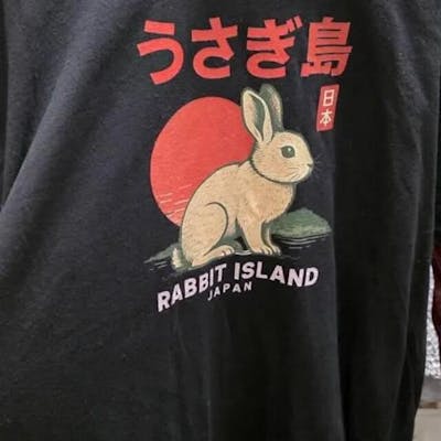 Rabbit Island Japan Travel T-Shirt - Okunoshima Graphic Tee