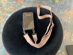 Set breites Handyband + Handyhülle - Sweet Grey