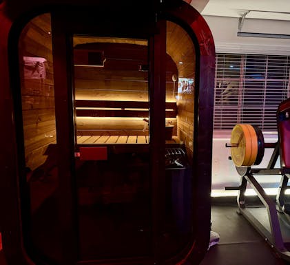 Harvia Cilindro PC90 9kW Sauna Heater with Built-In Controls