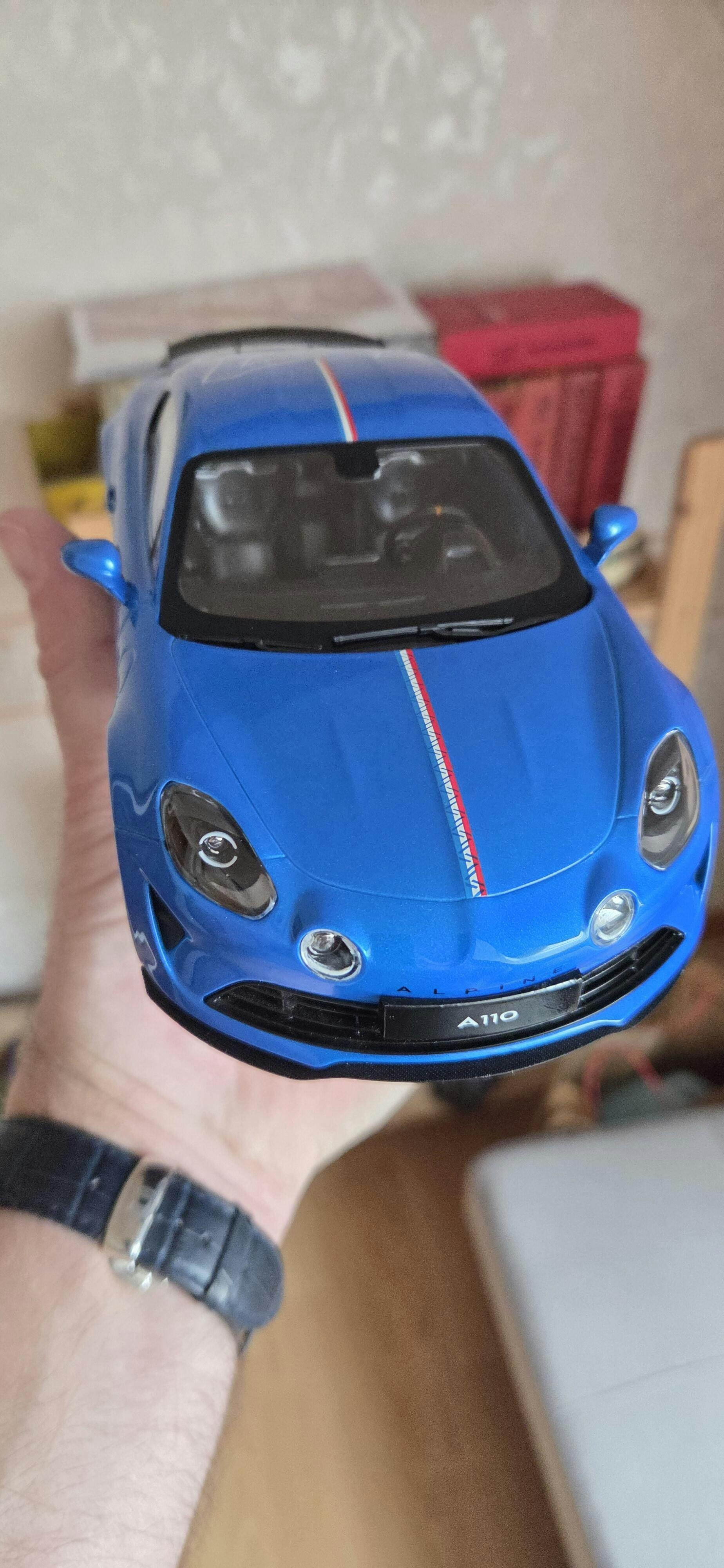 Alpine A110 S Kit Aéro French Signature 2023 Alpine Blue 1:18
