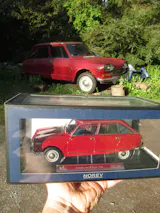 Citroën Ami 8 Club 1969 Massena Red 1:18 - 300pcs – Norev