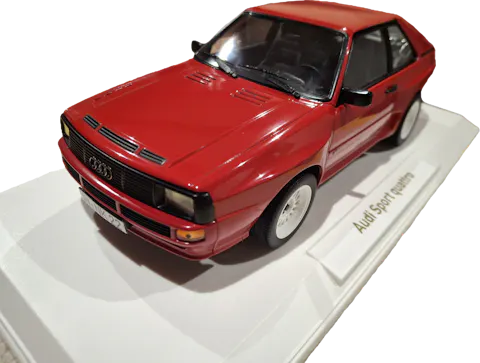 Audi Sport quattro 1985 Tornado Red 1:18 – Norev