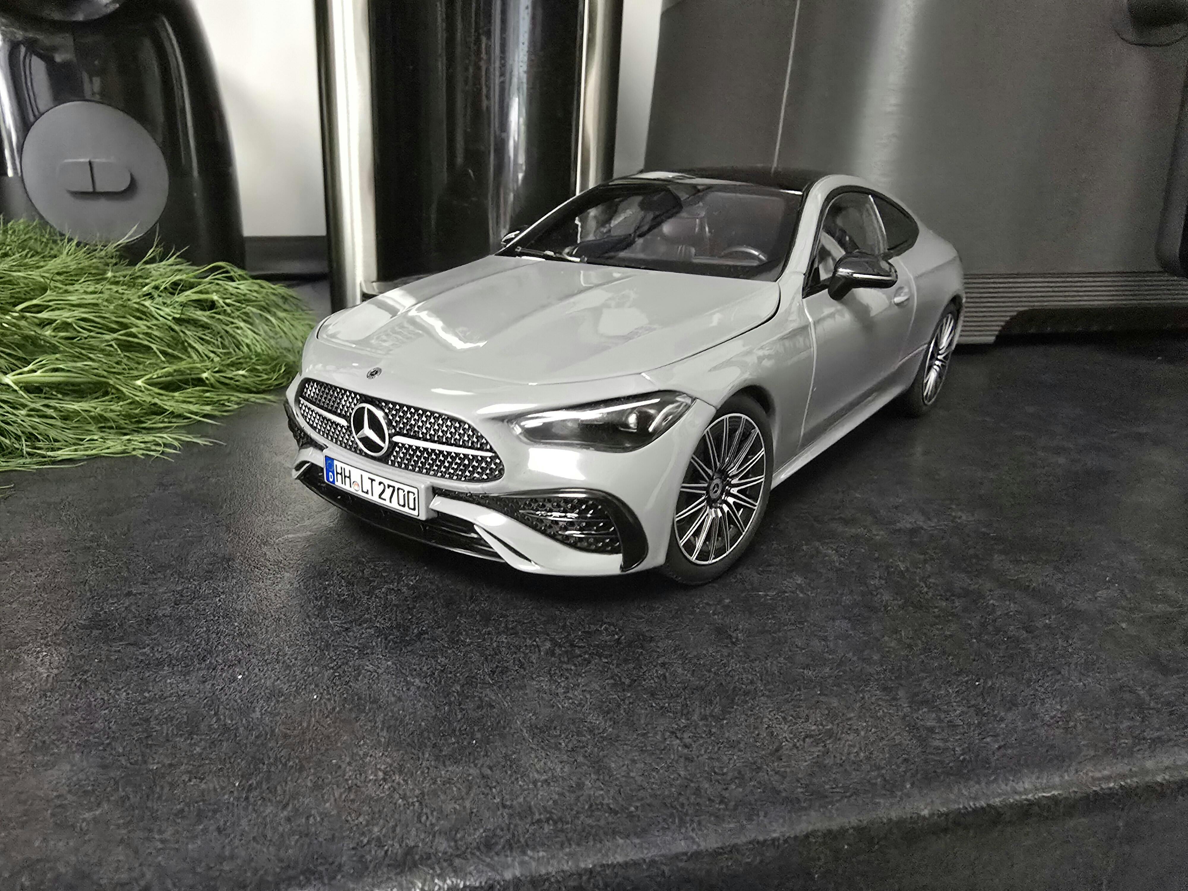 Mercedes-Benz CLE Coupé 2024 Alpine Grey 1:18 - 200pcs – Norev