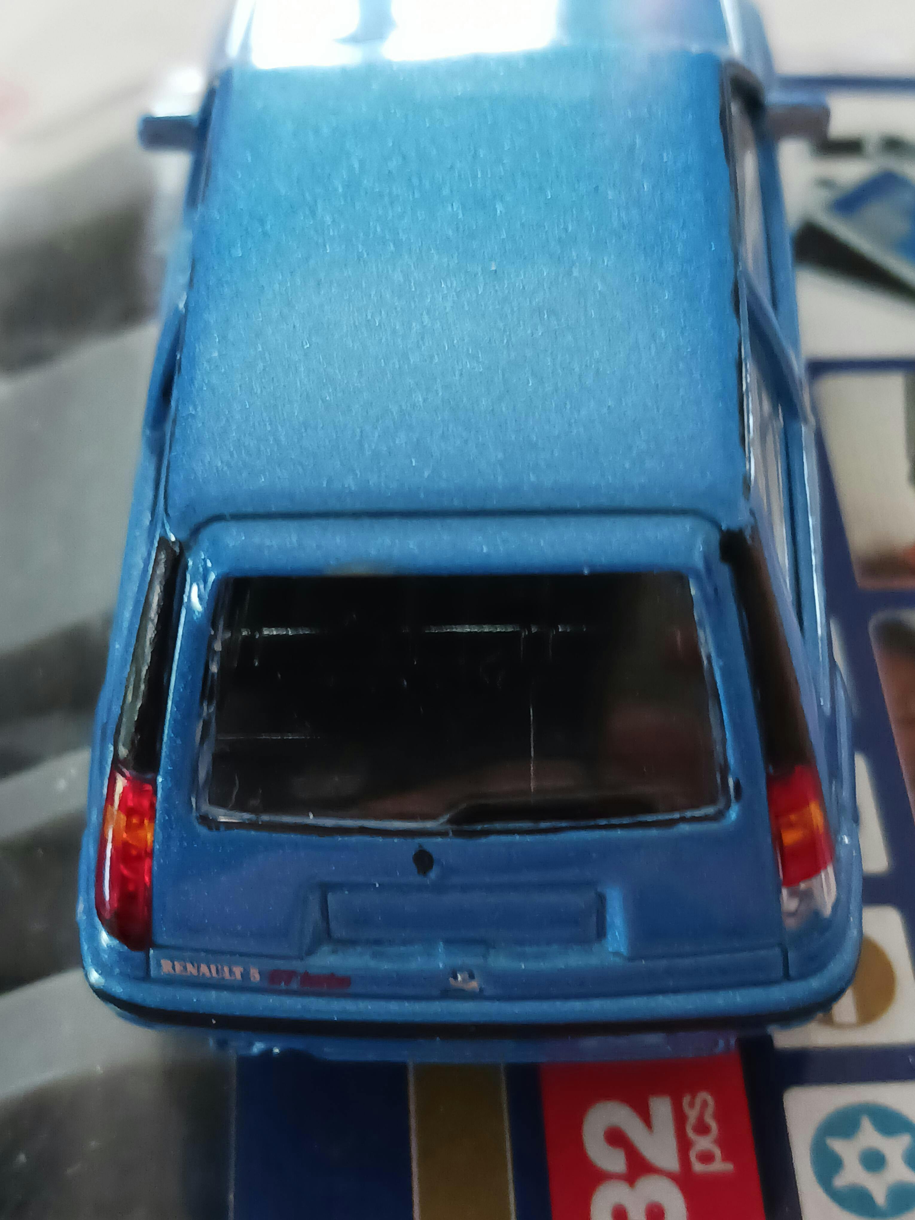 Renault SuperCinq GT Turbo Ph II 1988 White Jet-car 1:43 – Norev