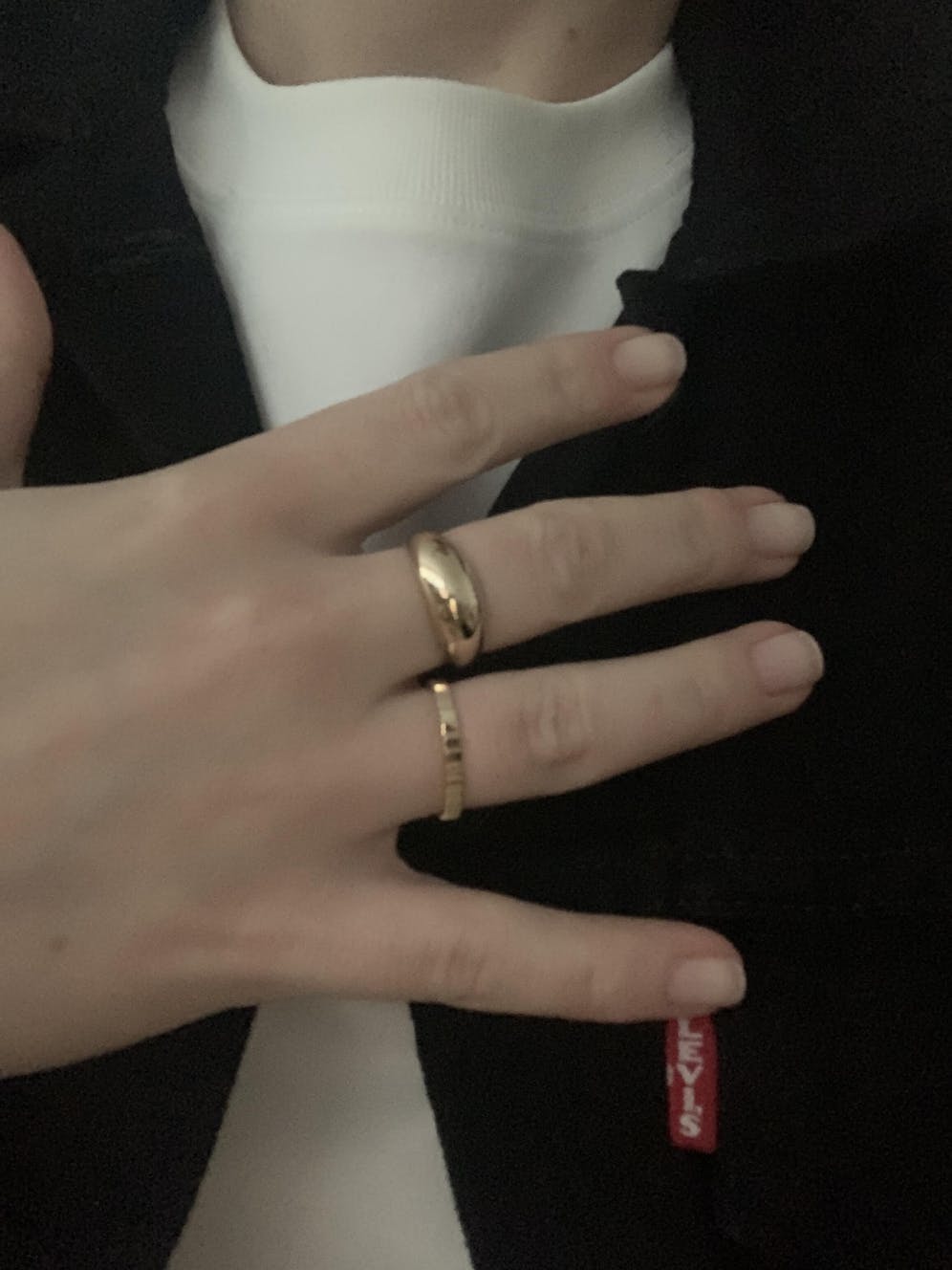 Minimalist Infinity Ring in Gold