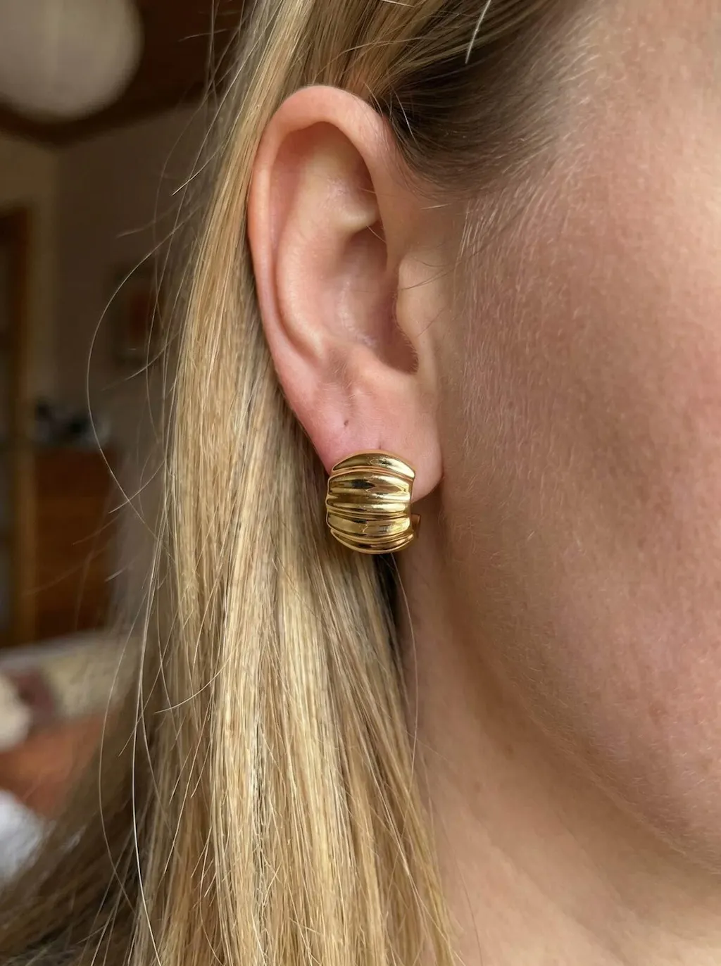 Wave Earrings - Gold Vermeil