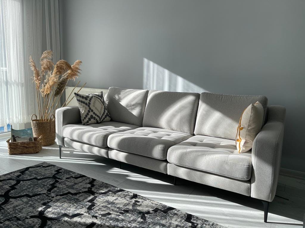 Klasik Modern Tasarım Lacivert Gri Modüler Koltuk Takımı Klasik Modern Tasarım Lacivert Gri Modüler Koltuk Takımı