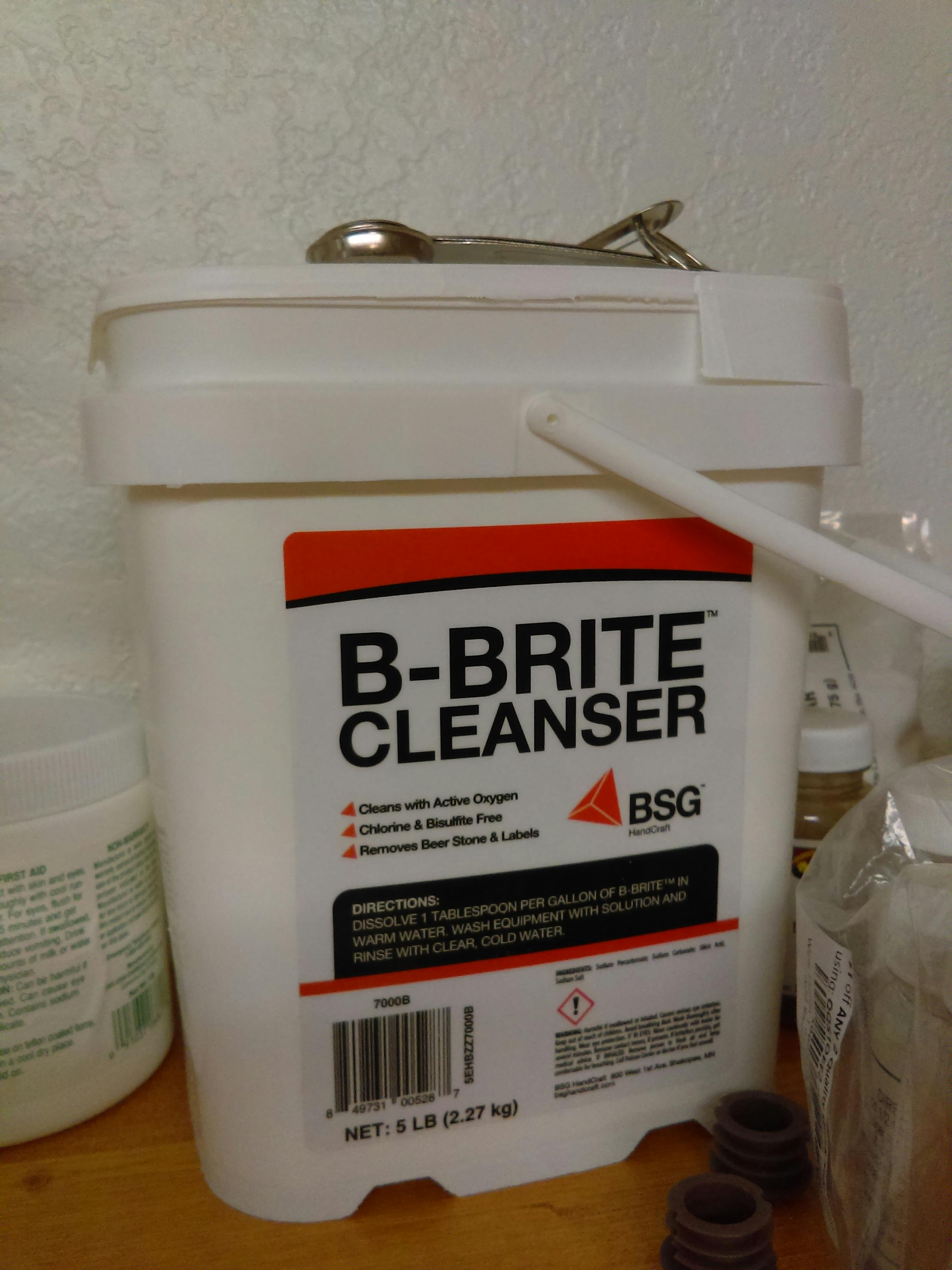 BBrite Brewing Cleaner & Bottle Label Remover 5 lbs