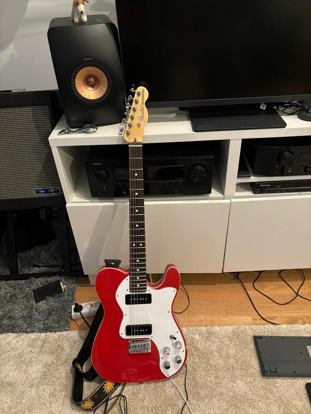 Dakota Red Body Telecaster Style Body With Binding