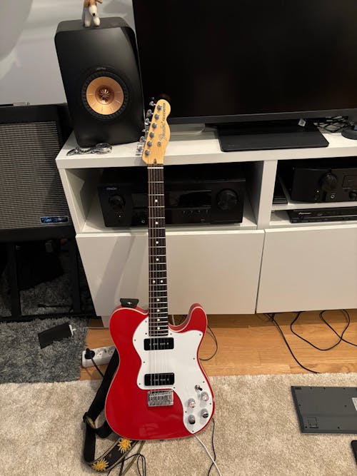 Dakota Red Body Telecaster Style Body With Binding