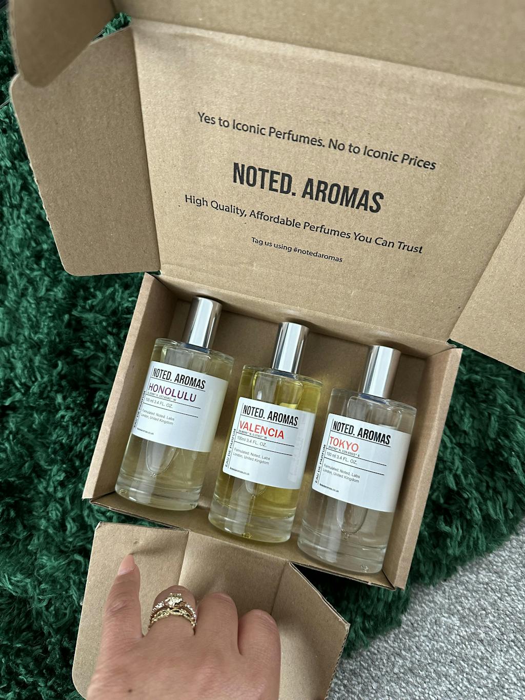 100ml x3 Perfume Bundle Noted Aromas