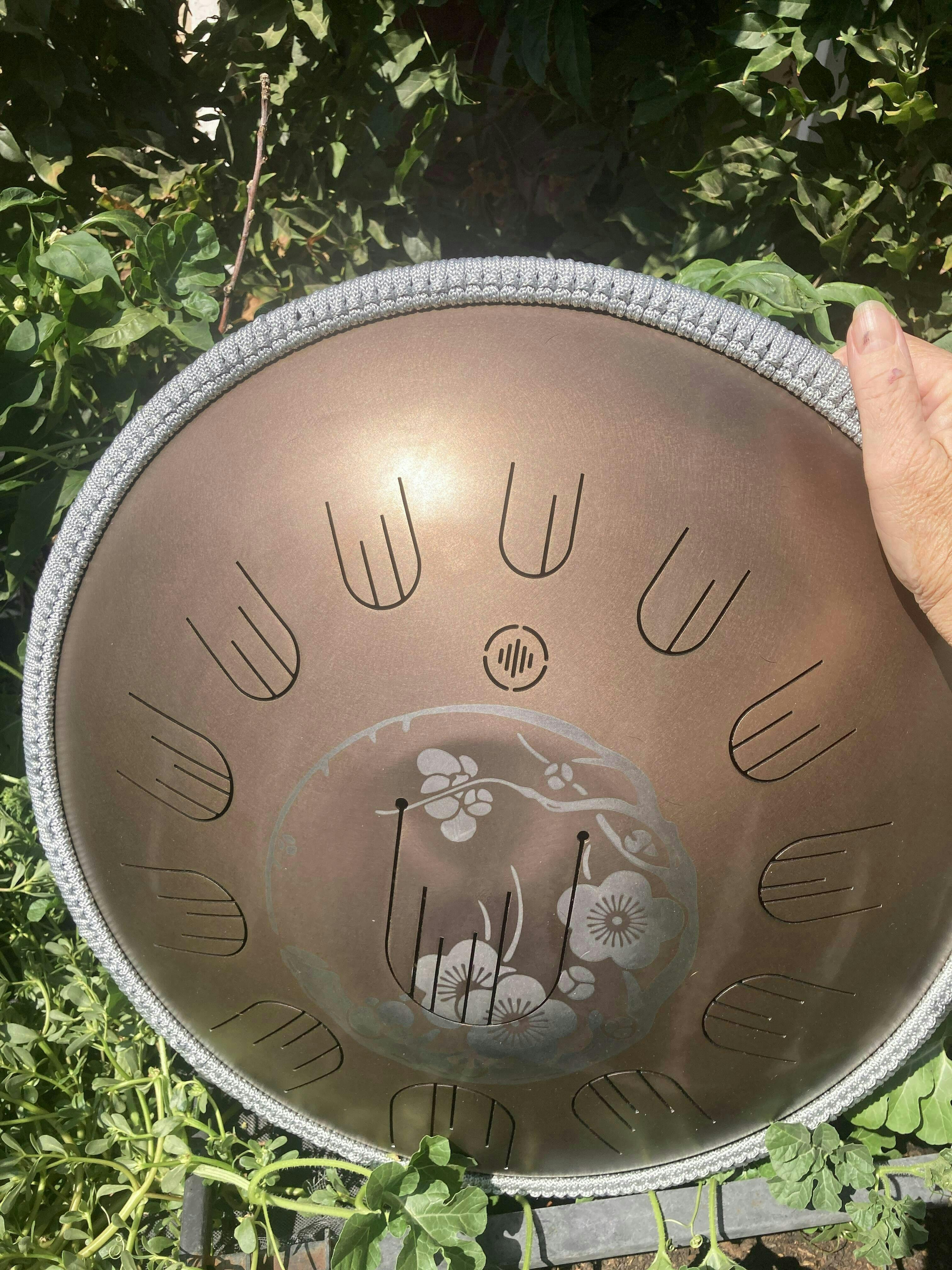 Nova 48 12+1 432hz 'Gold' Steel Tongue Drum – Handmade in Ukraine