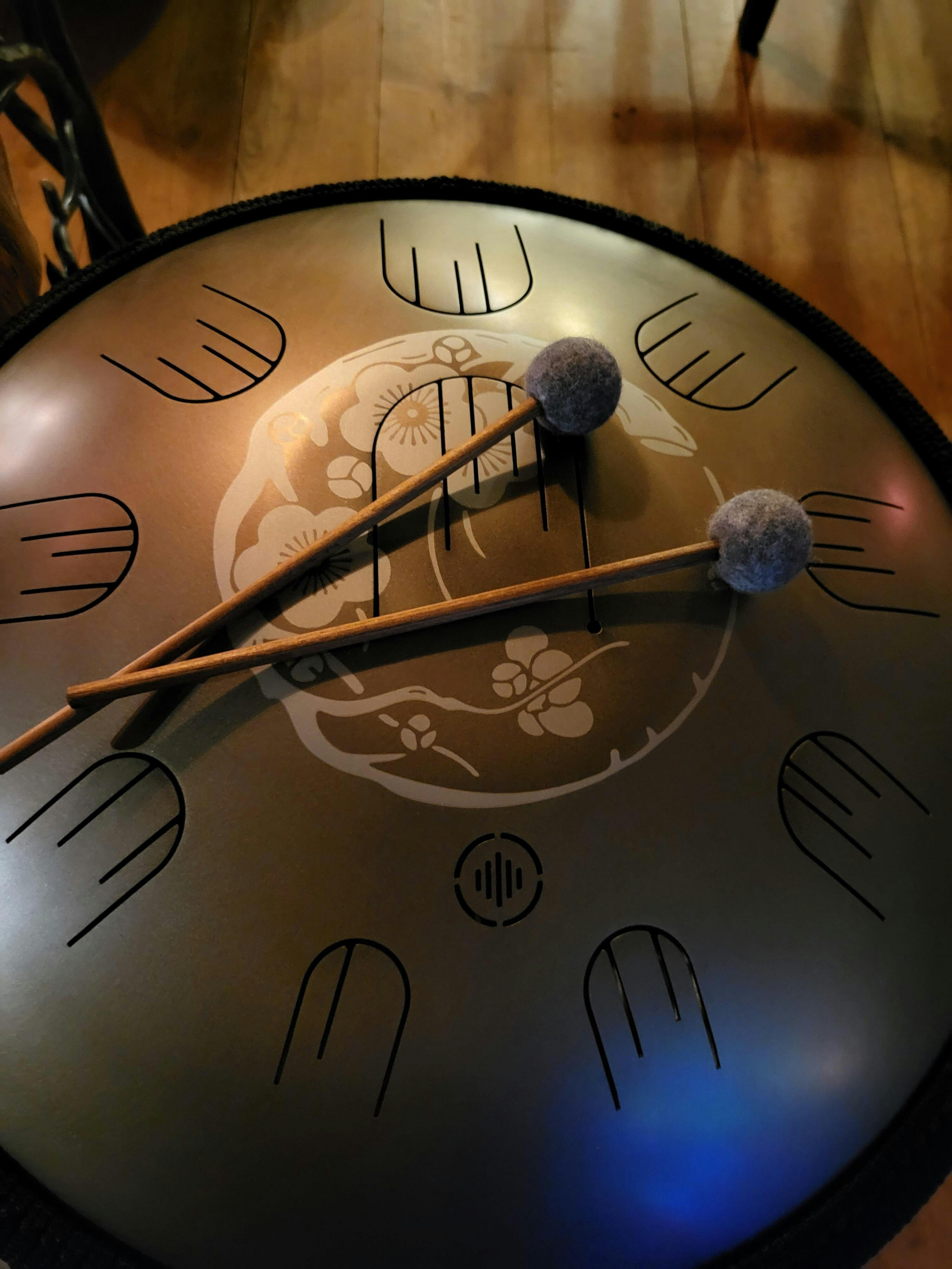 Nova 48 'Gold' Steel Tongue Drum – Handmade in Ukraine, Premium
