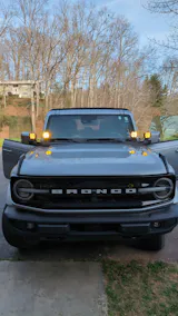 2016–2024 Ford Bronco A-Pillar / Ditch Dual LED Pod Light Mount Brackets