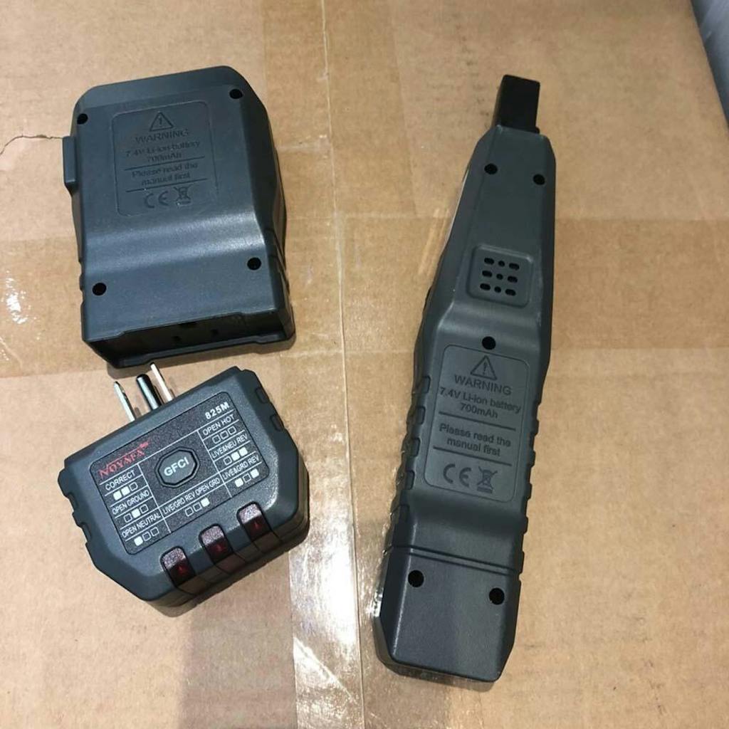 Circuit Breaker Tracer with Outlet Tester, LAN Cable Finder NF825TMR