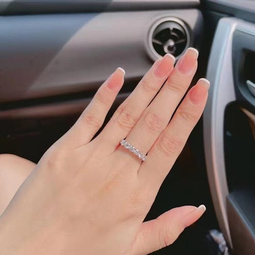 1.32 CTW Six Stone Lab-Grown Diamond Wedding Band