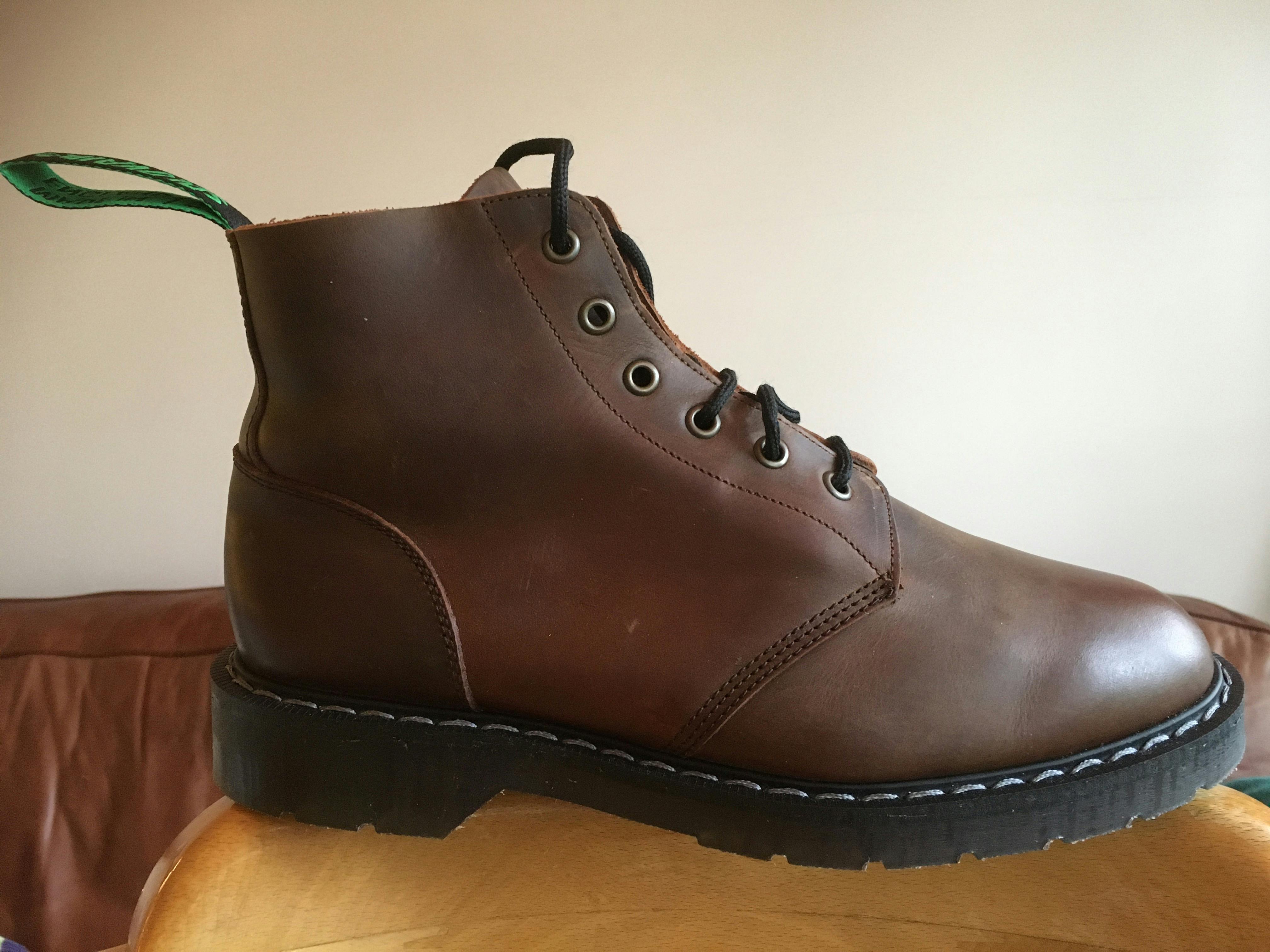 Gaucho Crazy Horse 6 Eye Astronaut Boot | Solovair | Handmade in England â NPS Solovair UK