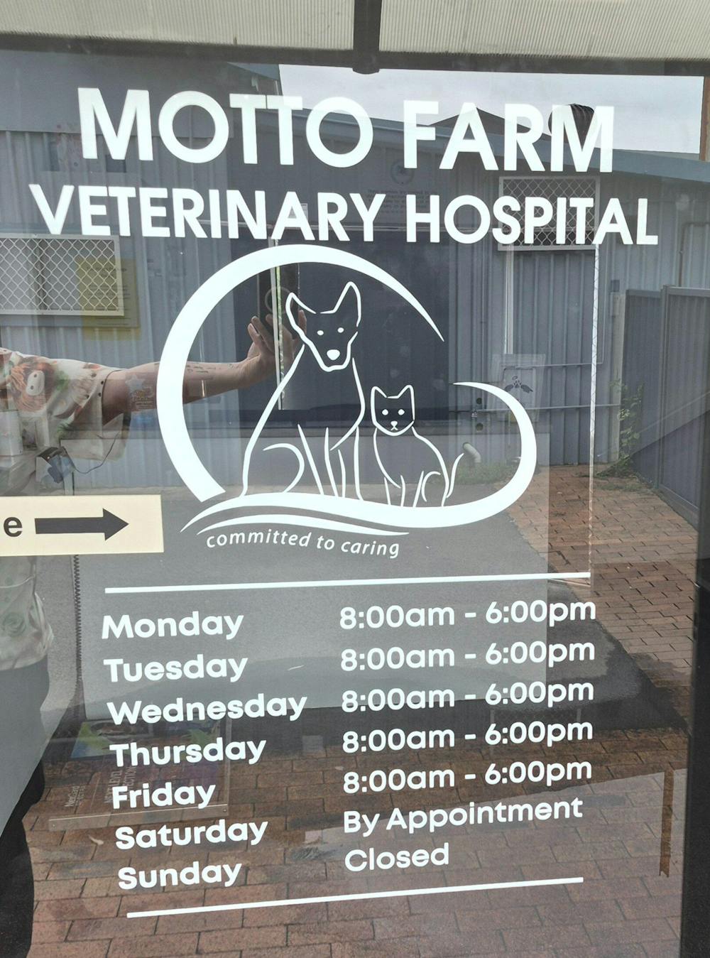 Opening Hours Decal