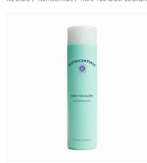 Here You Glow Exfoliating Toner