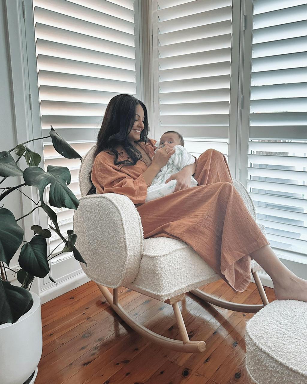 Cloud Rocker and Ottoman Nuage Interiors