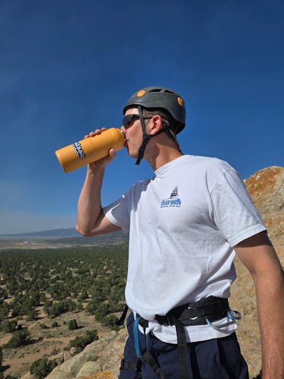 34 oz / 1 L Carabiner Water Bottle with Thermal Cap