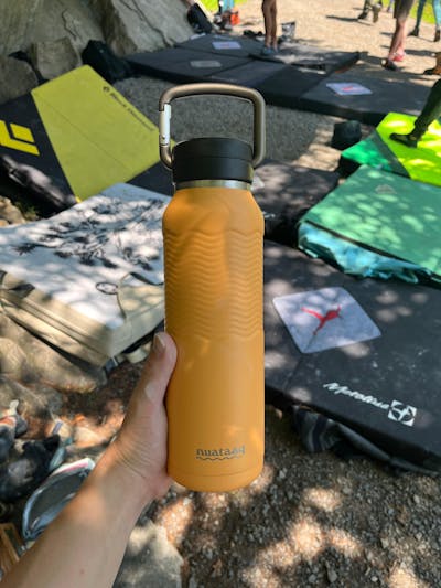 34 oz / 1 L Carabiner Water Bottle with Thermal Cap