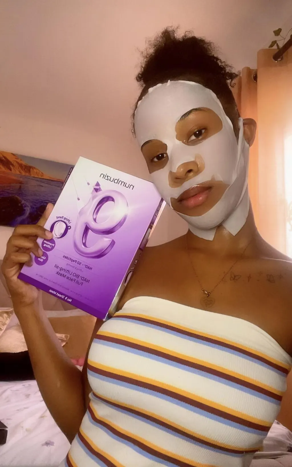 No.9 NAD+ BIO Lifting-sil Full Face Mask (4 Sheets + Lifting Band)