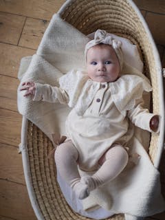 Frill Romper (Black and Beige option)