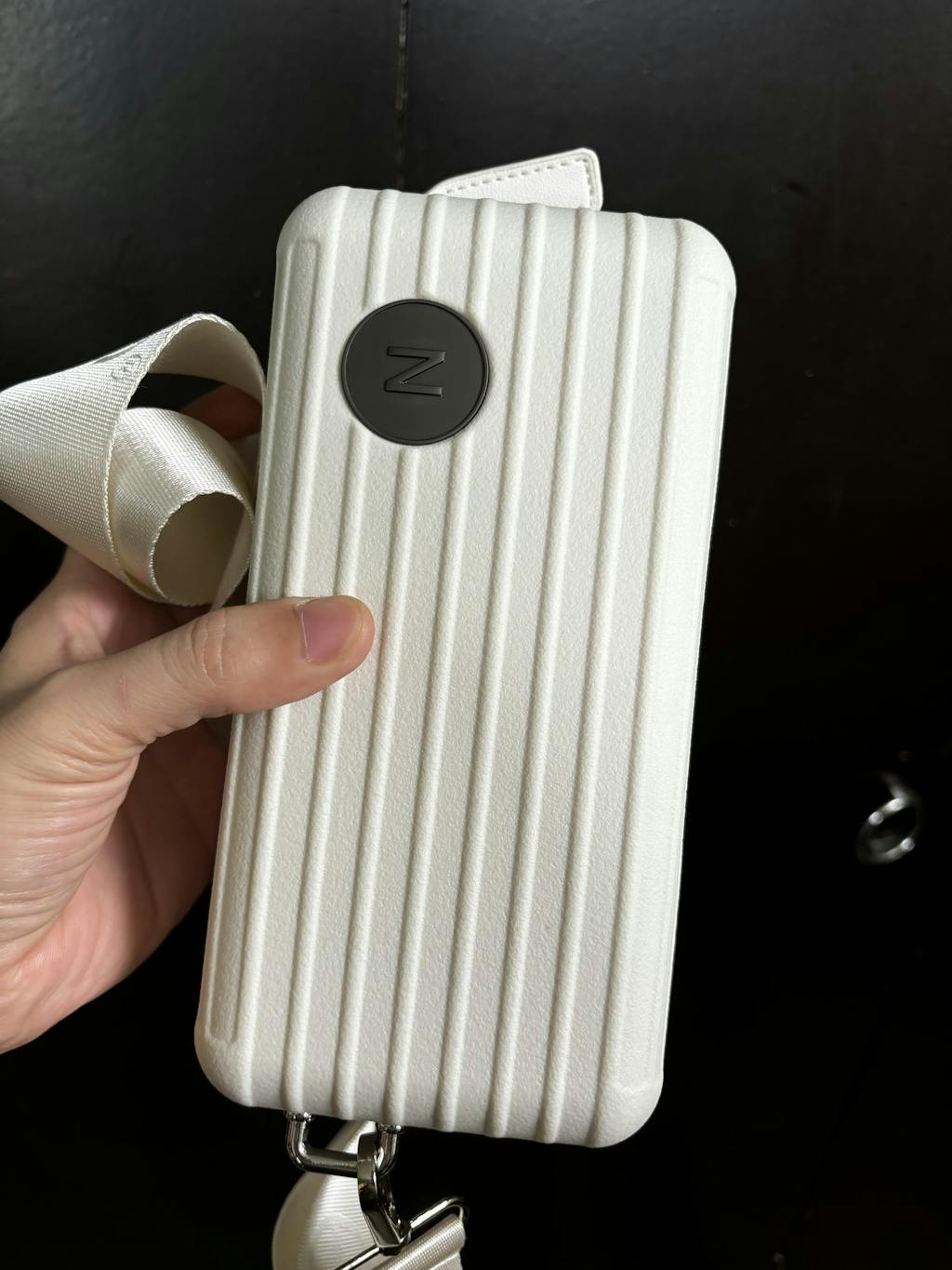 Lucca Off-White Mini Travel Bag