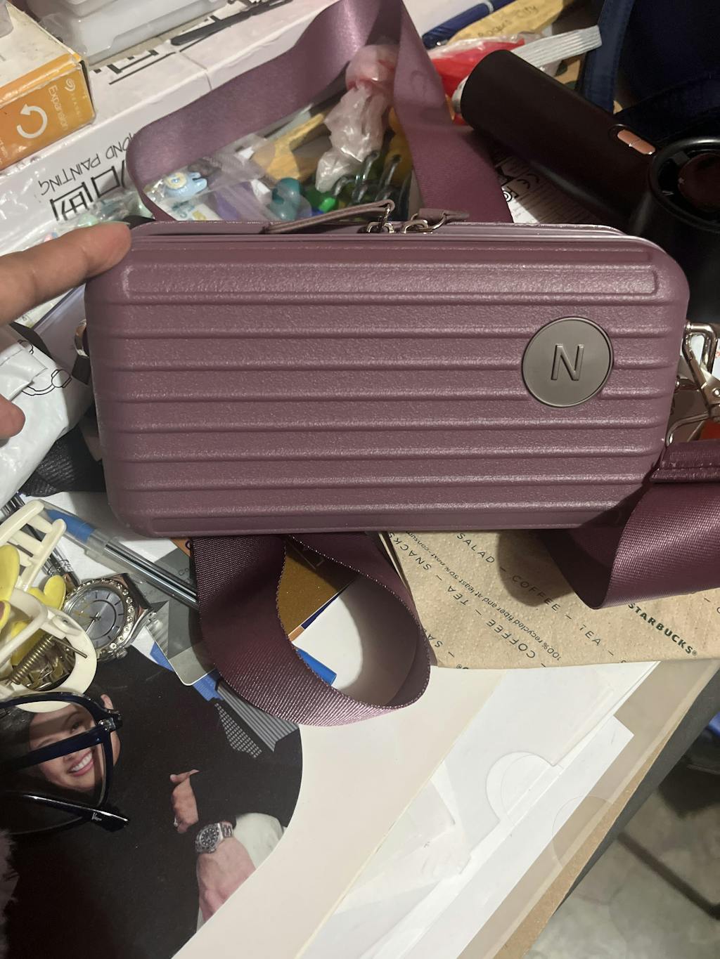 Lucca Violet Mini Travel Bag