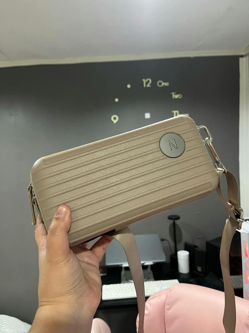 Lucca Mocha Mini Travel Bag