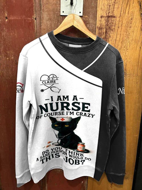 Personalized Funny Nurse T-Shirt - Gift Ideas for Nurses - Women’s CNA Shirts With Custom Name