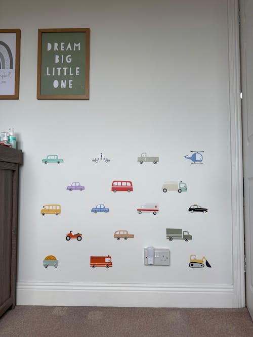 Transport Vehicles Nursery Wall Stickers