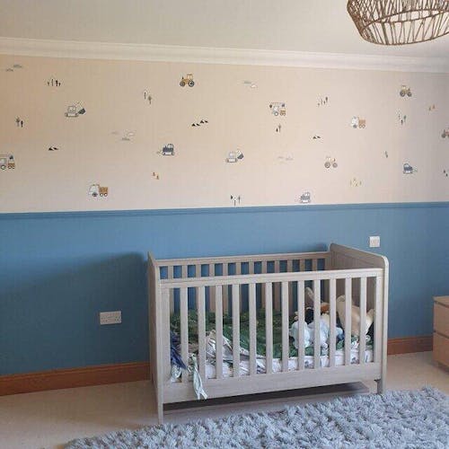 Truck, Tractor and Digger Nursery Wall Stickers