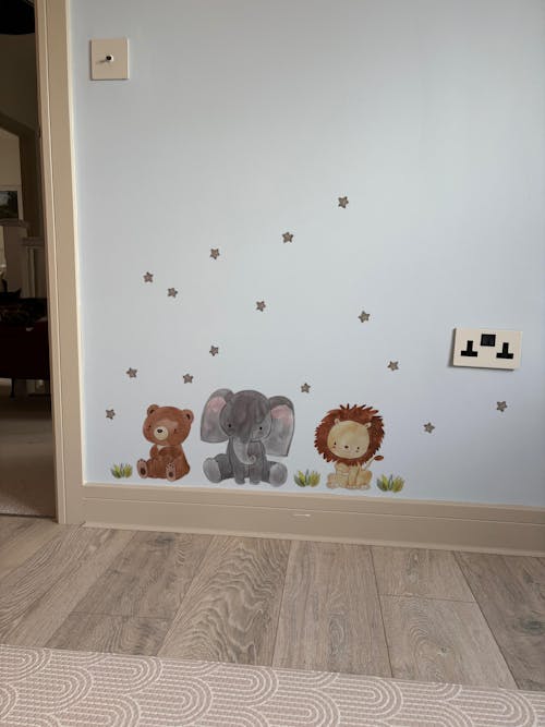 Animal & Stars Nursery Wall Stickers