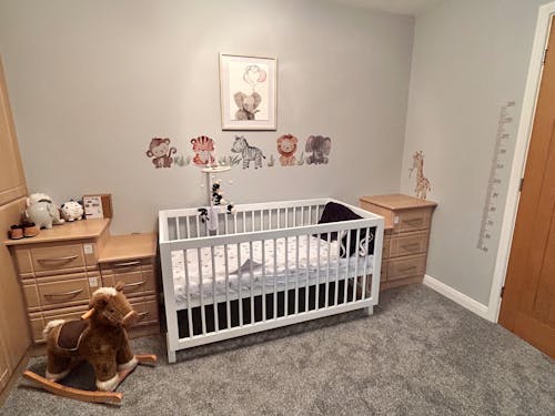 Safari Adventure Height Chart Nursery Wall Sticker