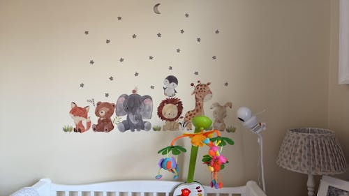 Animal & Stars Nursery Wall Stickers