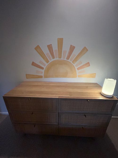 Boho Sun Nursery Wall Sticker