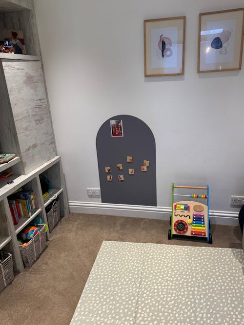 Removable Magnetic Arch Chalk Board Wall Sticker