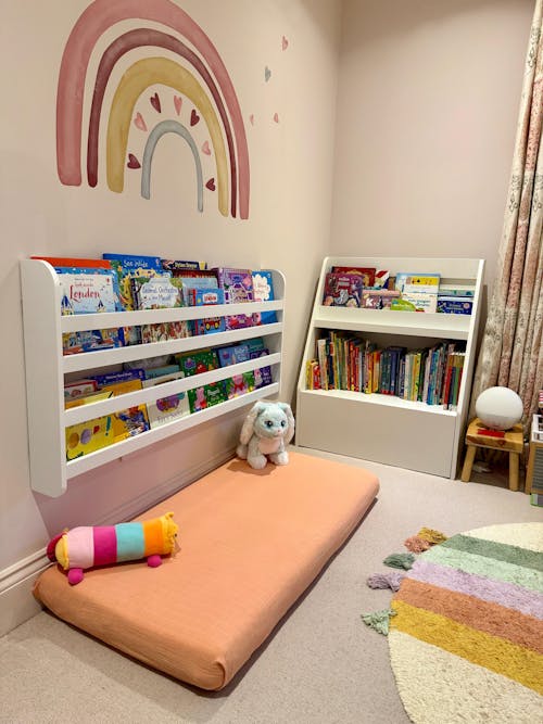 Loving Heart Rainbow Nursery Wall Sticker