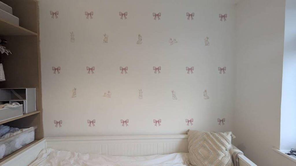 Pink Bow Wall Stickers