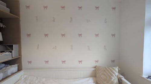 Pink Bow Wall Stickers